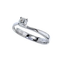 Ringe Bertani & Co. Dame Classic in Weißgold Diamante 0.23 Ct GAN9EMSQ - GAN9EMSQ